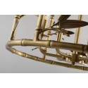 Fine Brass 6 Light Chandelier