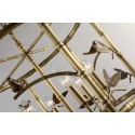 Fine Brass 6 Light Chandelier