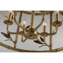 Fine Brass 6 Light Chandelier