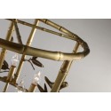 Fine Brass 6 Light Chandelier