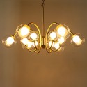 Fine Brass 12 Light Chandelier