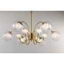 Fine Brass 12 Light Chandelier