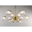 Fine Brass 12 Light Chandelier