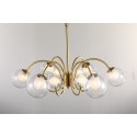 Fine Brass 12 Light Chandelier