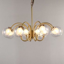 Fine Brass 16 (8+8) Light Two Tiers Chandelier