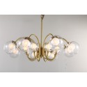 Fine Brass 16 (8+8) Light Chandelier