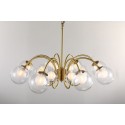 Fine Brass 16 (8+8) Light Chandelier