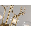 Fine Brass 8 Light Chandelier