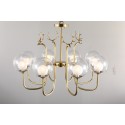 Fine Brass 8 Light Chandelier