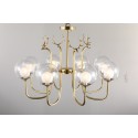 Fine Brass 8 Light Chandelier