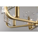 Fine Brass 6 Light Chandelier