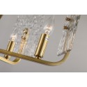 Fine Brass 6 Light Chandelier