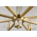 Fine Brass 8 Light Chandelier