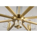 Fine Brass 8 Light Chandelier