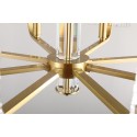 Fine Brass 8 Light Chandelier