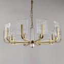 Fine Brass 10 Light Chandelier