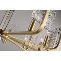 Fine Brass 10 Light Chandelier