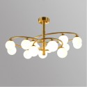 Fine Brass 15 Light Chandelier