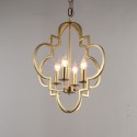 Fine Brass 4 Light Chandelier