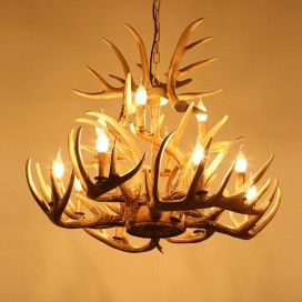 Vintage Country 12 Light Chandelier