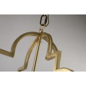 Fine Brass 4 Light Chandelier