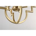 Fine Brass 4 Light Chandelier