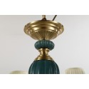 Fine Brass 8 Light Chandelier