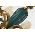 Fine Brass 8 Light Chandelier