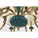 Fine Brass 8 Light Chandelier