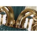 Fine Brass 8 Light Chandelier