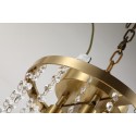 Fine Brass 3 Light Crystal Chandelier