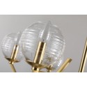 Fine Brass 6 Light Chandelier