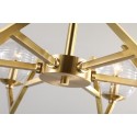 Fine Brass 6 Light Chandelier