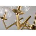 Fine Brass 6 Light Chandelier