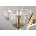 Fine Brass 6 Light Chandelier