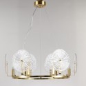 Fine Brass 6 Light Chandelier