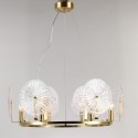 Fine Brass 6 Light Chandelier