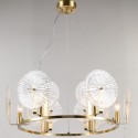 Fine Brass 6 Light Chandelier