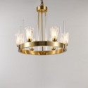 Fine Brass 6 Light Chandelier