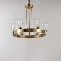 Fine Brass 6 Light Chandelier