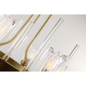 Fine Brass 6 Light Chandelier