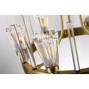 Fine Brass 6 Light Chandelier