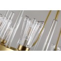 Fine Brass 8 Light Crystal Chandelier