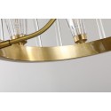 Fine Brass 8 Light Crystal Chandelier