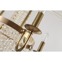 Fine Brass 4 Light Crystal Chandelier