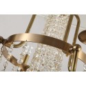 Fine Brass 4 Light Crystal Chandelier