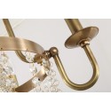 Fine Brass 4 Light Crystal Chandelier