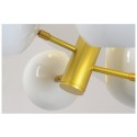 White 10 Light Modern/ Contemporary Chandelier