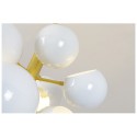White 10 Light Modern/ Contemporary Chandelier