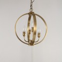 Fine Brass 4 Light Chandelier